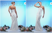 Свадебное платье-русалка  to be bride